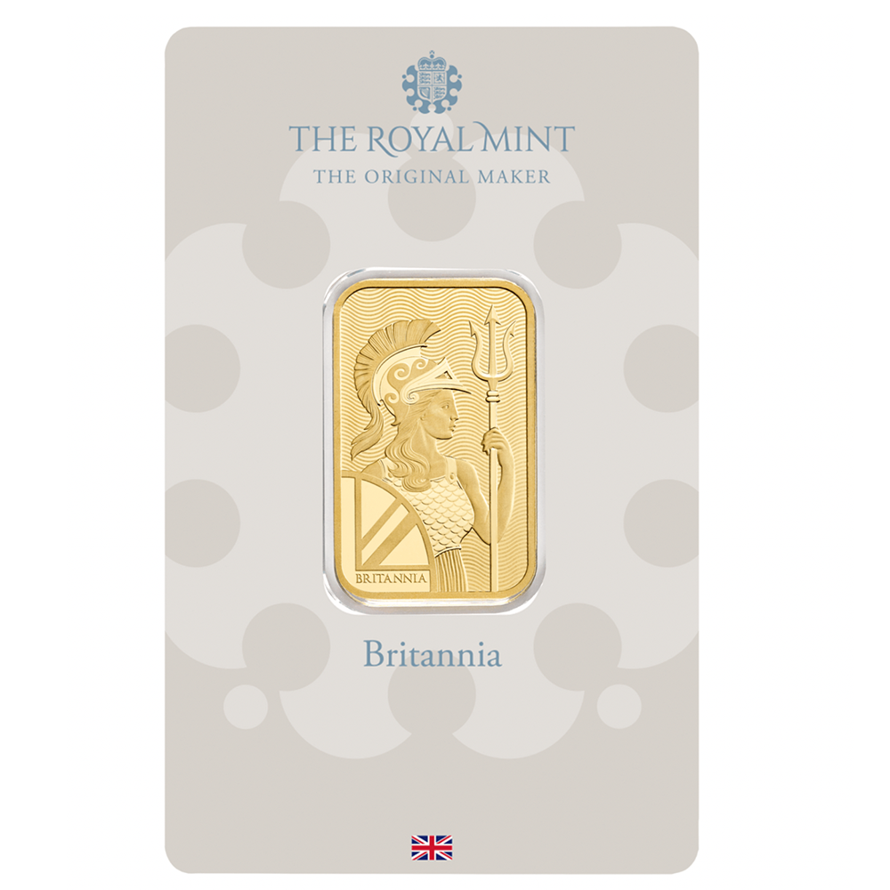 Britannia 50g Gold Bullion Minted 999 9 Fine Gold Bar Rev Comps