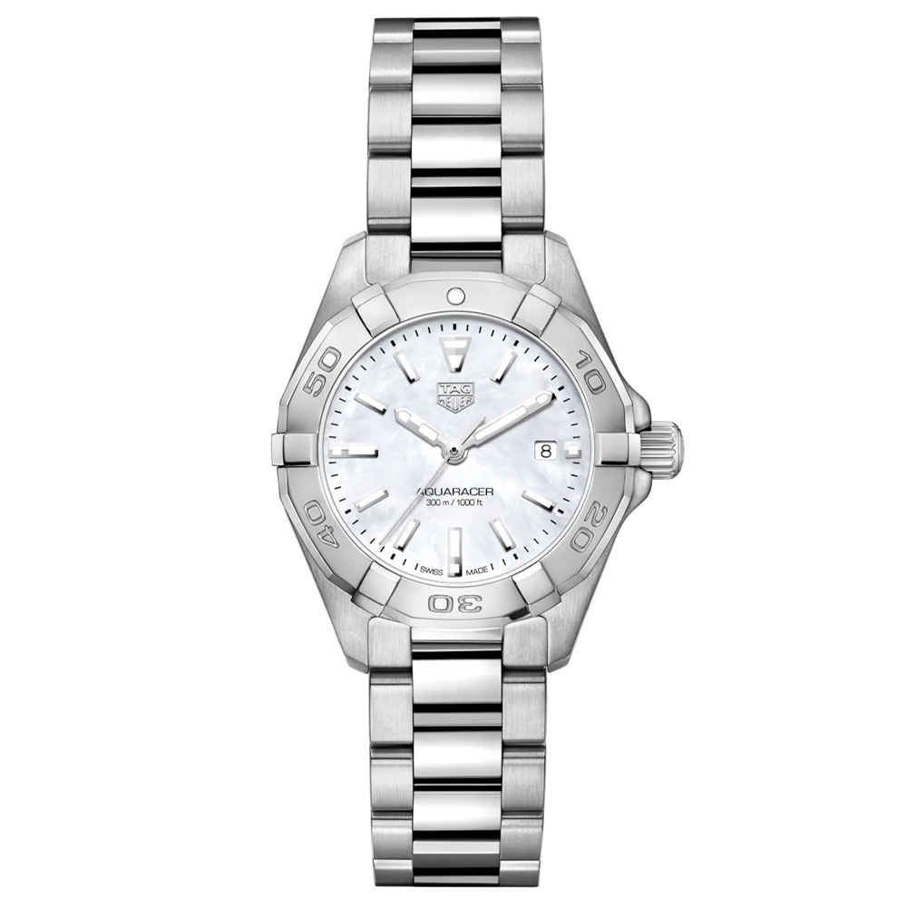 TAG Heuer Aquaracer MOP 27mm Ladies Watch - Rev Comps