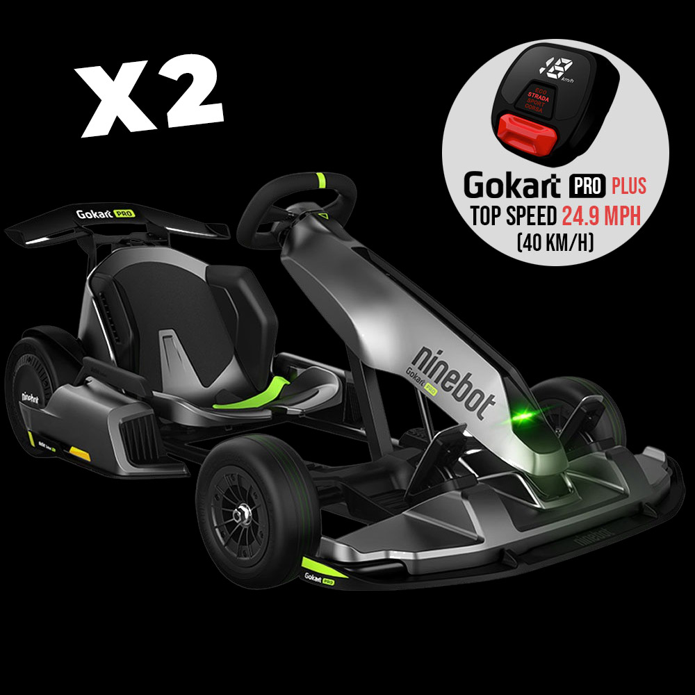 Jacob Callaghan 2 X New Ninebot Pro Plus Electric Karts 2 Auto Draw Rev Comps 