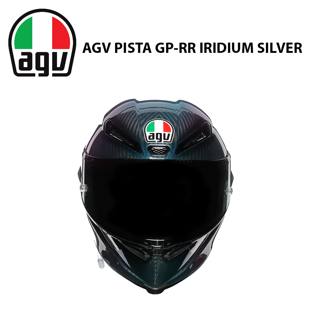 Agv Pista Gp Rr Iridium Silver Helmet Tkts Auto Draw Rev Comps