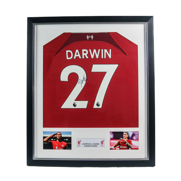 Signed 2023 Darwin Nunez Liverpool Shirt Rev Comps 3305