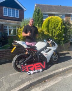 Lewis Barker 2011 TRIUMPH DAYTONA 675 1000 Rev Comps