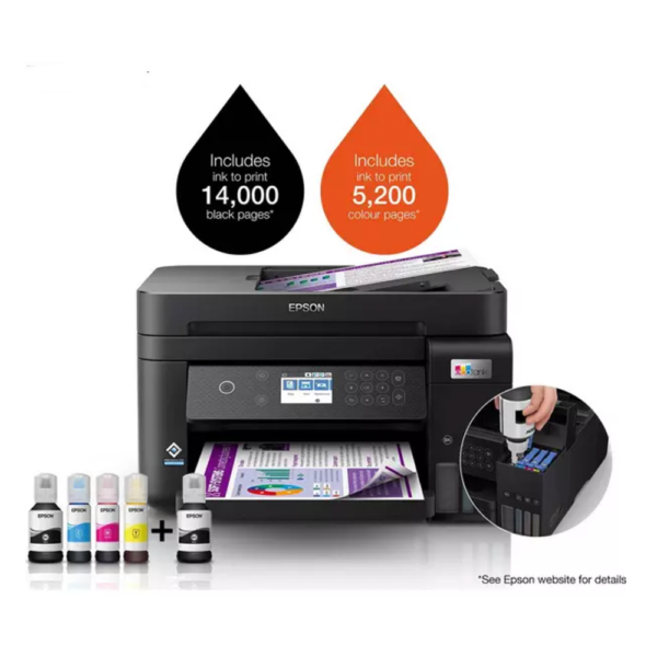 EPSON EcoTank ET 3850 All In One Wireless Inkjet Printer Rev Comps   Epsom Printer 1 600x600 