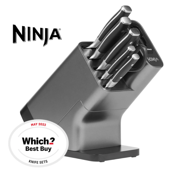 Ninja Foodi StaySharp Knife Block with Integrated Sharpener – 5