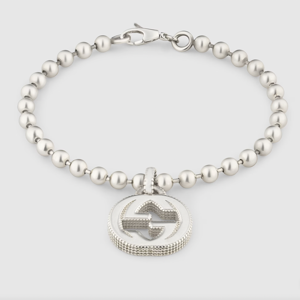 GUCCI Interlocking G Bracelet In Silver - Rev Comps