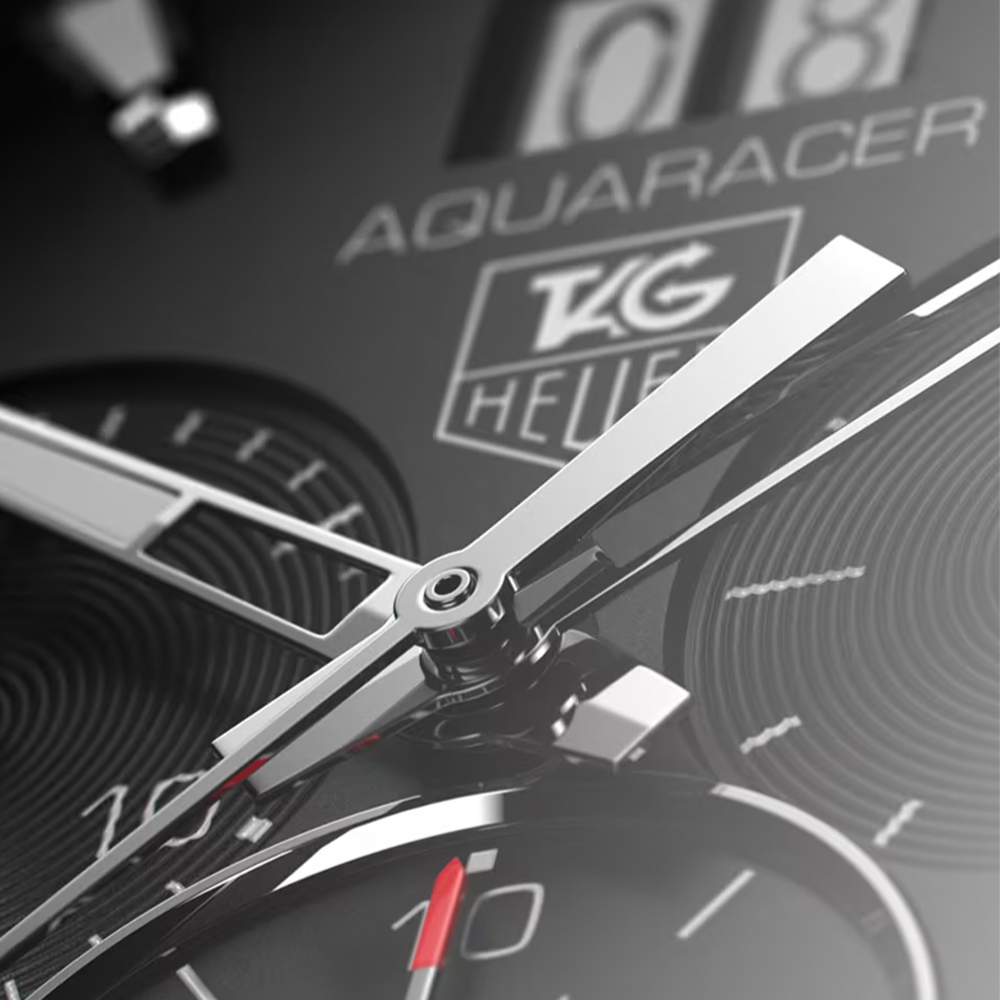 TAG HEUER 43mm AQUARACER STEEL | BLACK - Rev Comps