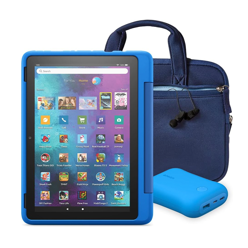 AMAZON Fire HD 10 Kids Pro Tablet BUNDLE BLUE - Rev Comps