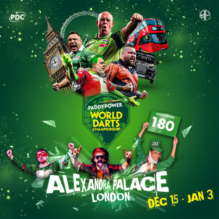 2 x 2023/24 pdc world darts championship tickets + £500 Rev Comps