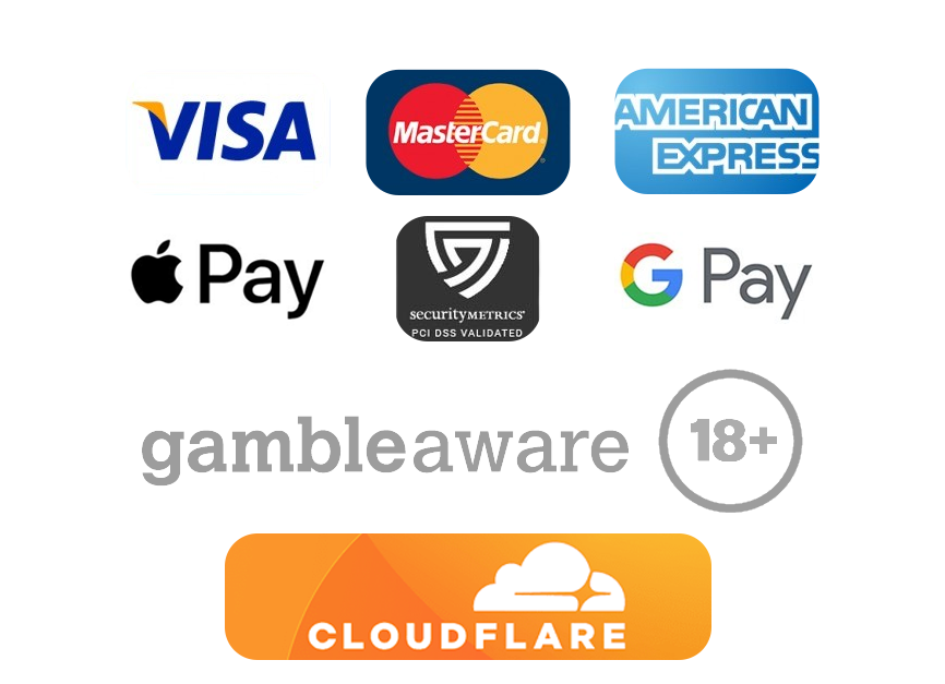 Visa, Mastercard, AMEX, Apple Pay & Google Pay Accepted