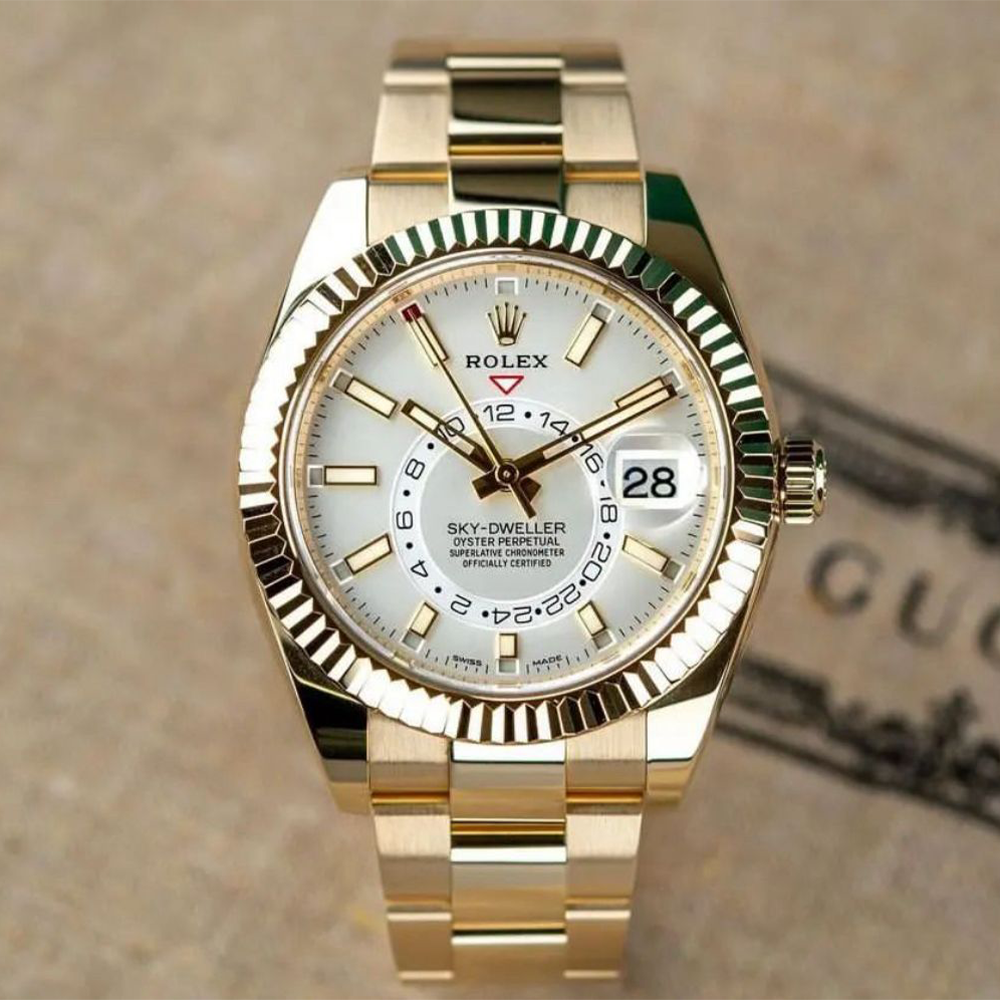 NEW 2023 Rolex sky-dweller 18CT YELLOW GOLD OR £30,000 - Rev Comps