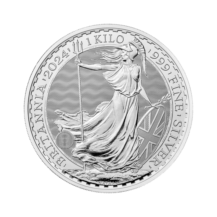 Britannia King Charles III 2024 1KG Silver Coin Rev Comps