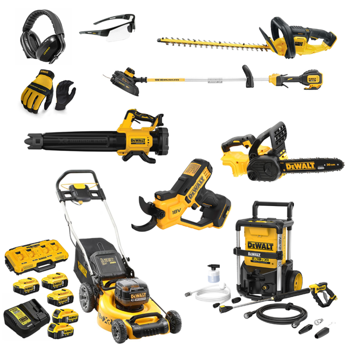 MEGA DEWALT GARDENING BUNDLE - Rev Comps