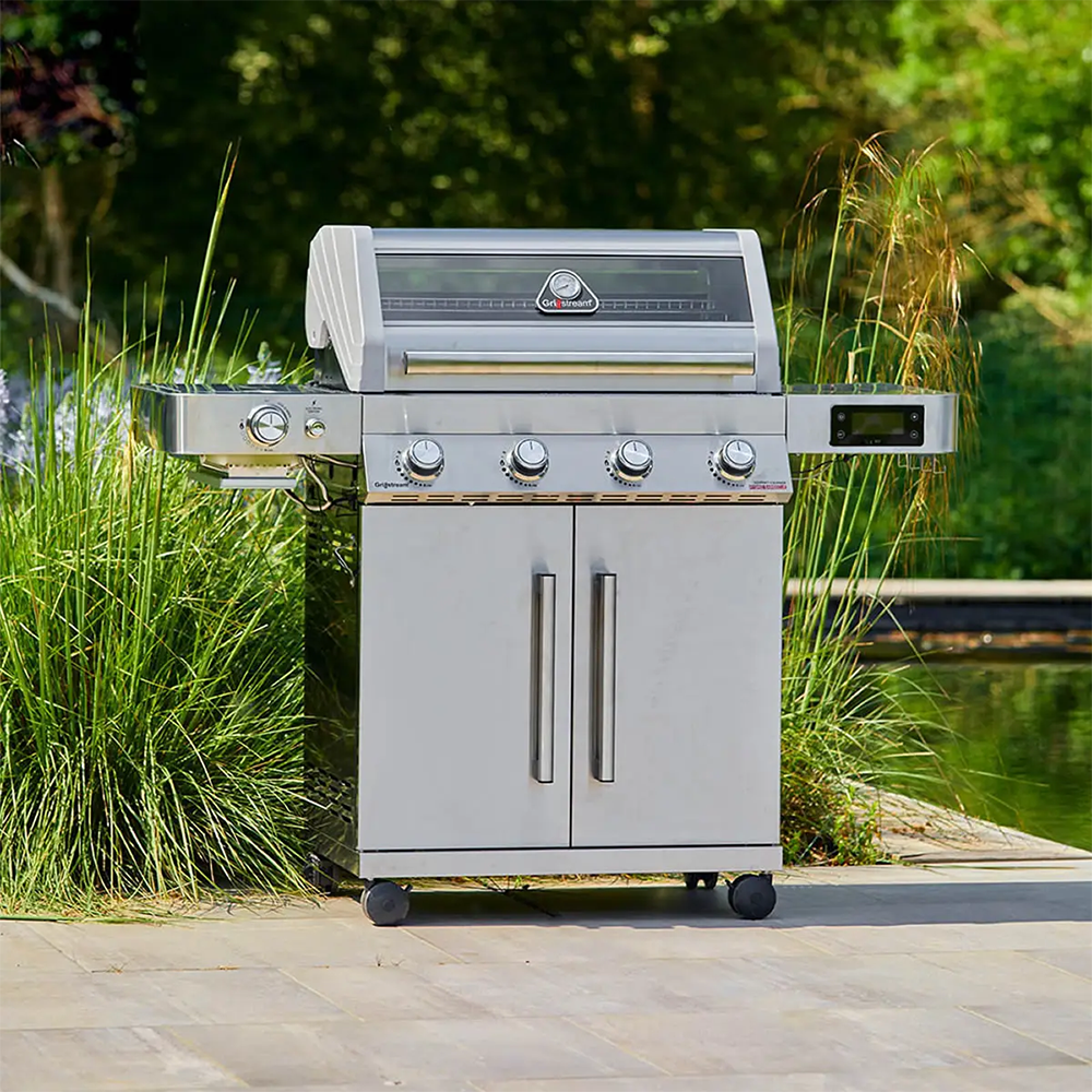 GrillStream Gourmet 4 Burner Hybrid Smart Gas Barbecue - Rev Comps